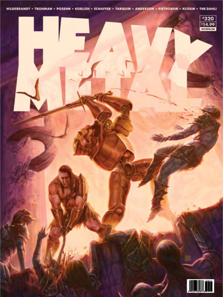 Heavy Metal #320 Cover A Regular Hector Trunec Cover