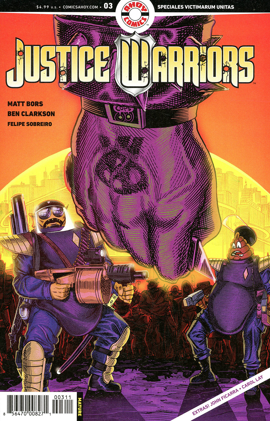 Justice Warriors #3 Cover A Regular Ben Clarkson Cover