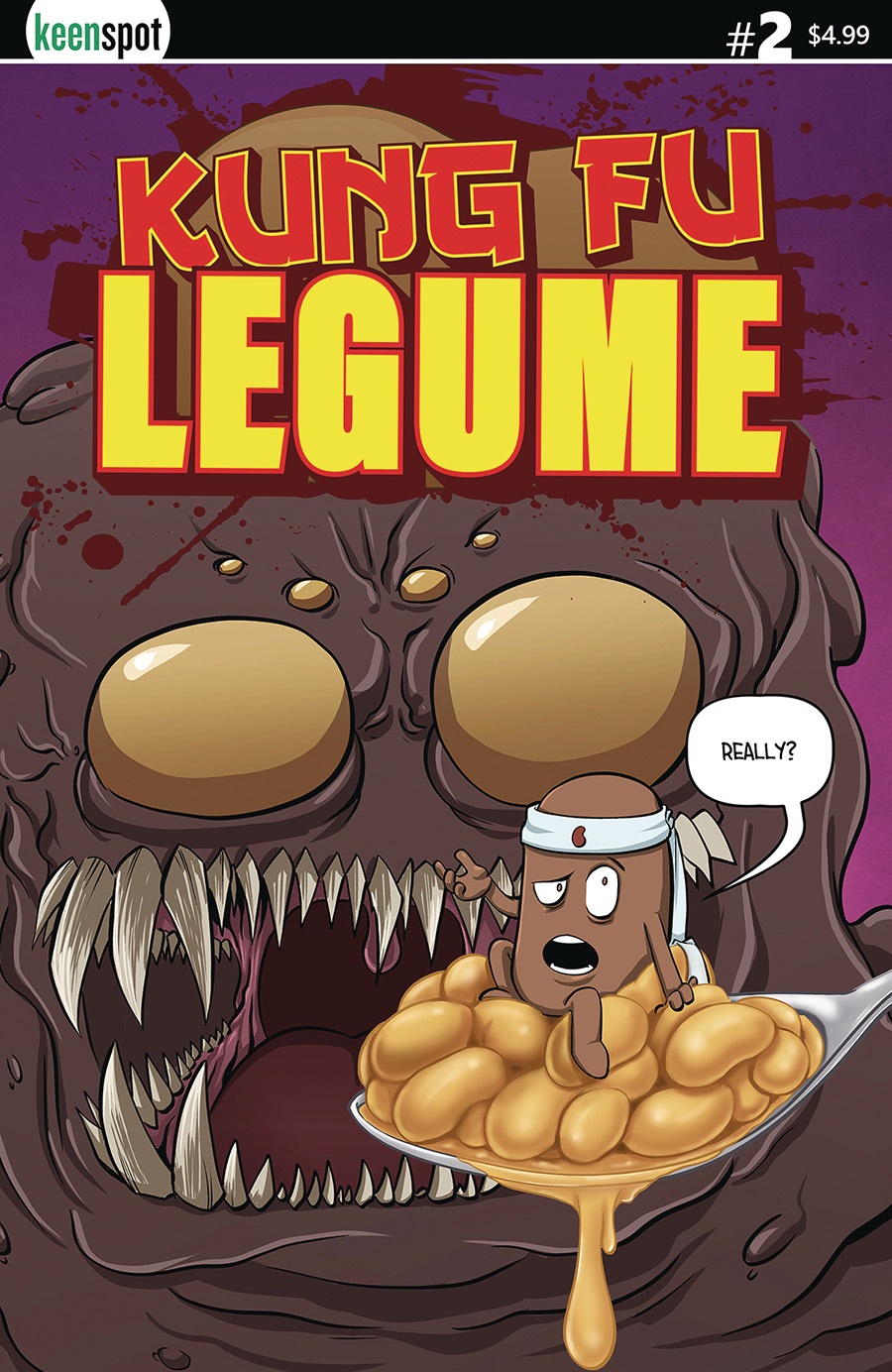Kung Fu Legume #2 Cover A Regular Michael Adams Cover