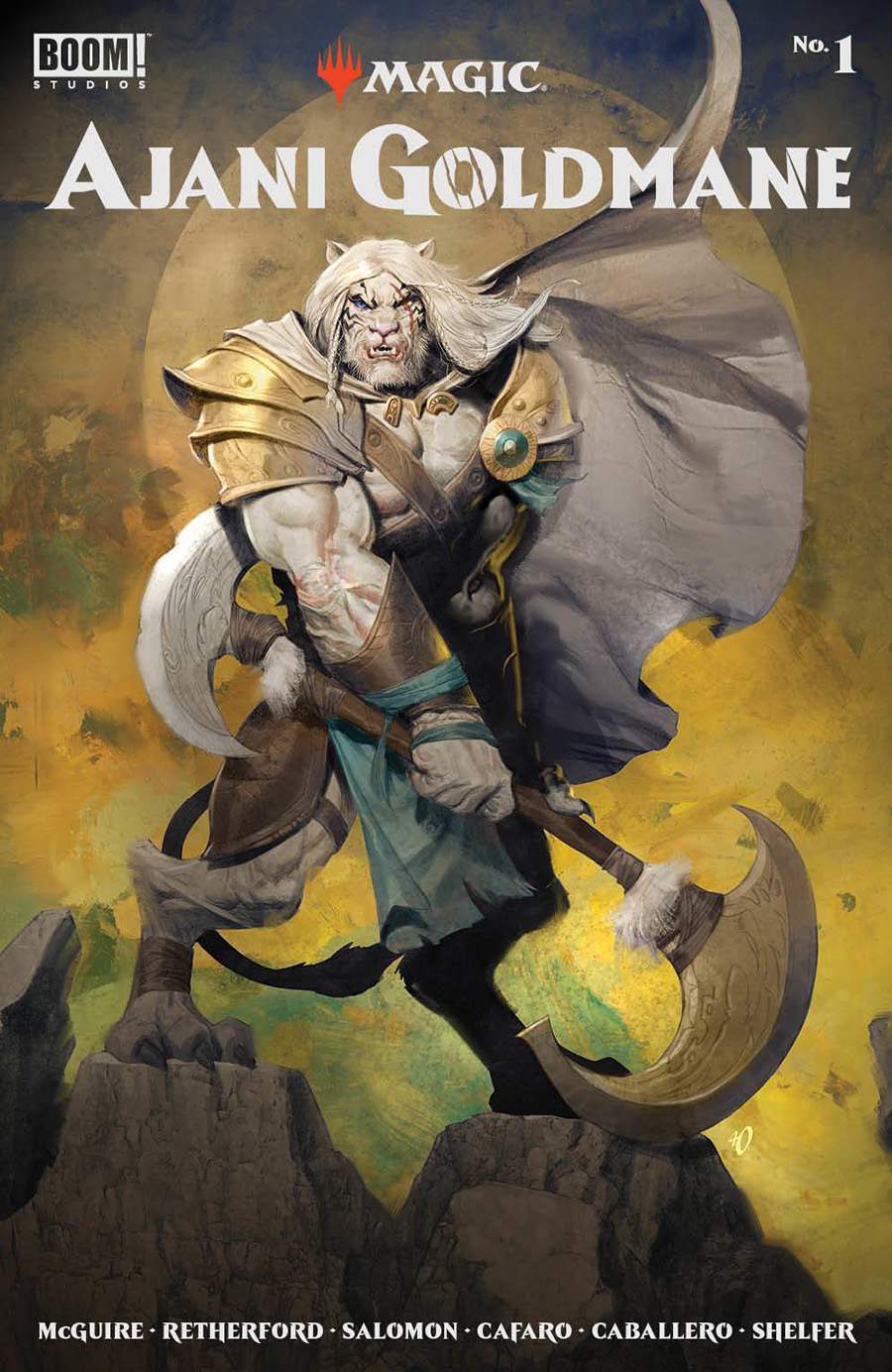 Magic Ajani Goldmane #1 (One Shot) Cover A Regular Ariel Olivetti Cover