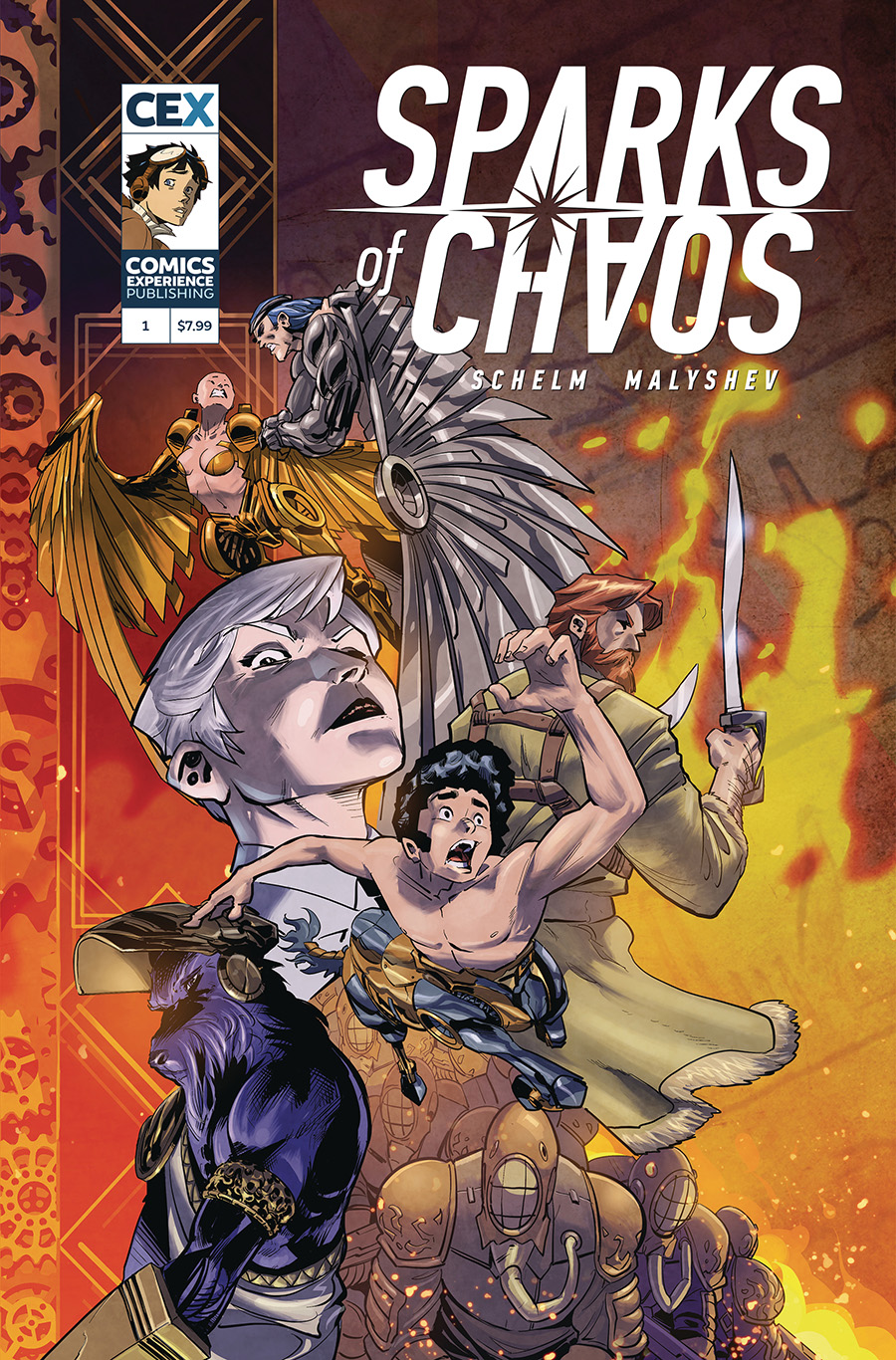 Sparks Of Chaos #1 Cover C Variant Alexander Malyshev Cover