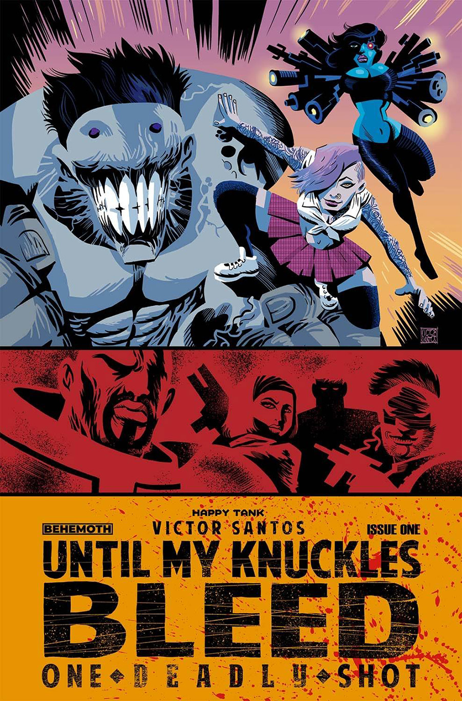 Until My Knuckles Bleed One Deadly Shot #1 (One Shot) Cover A Regular Victor Santos Cover
