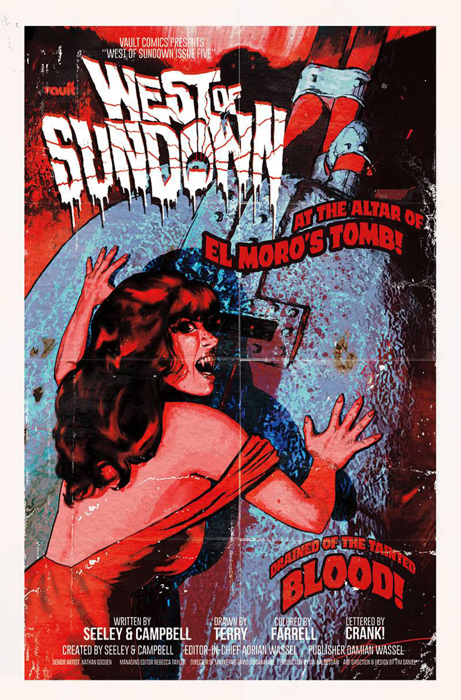 West Of Sundown #5 Cover A Regular Aaron Campbell Cover