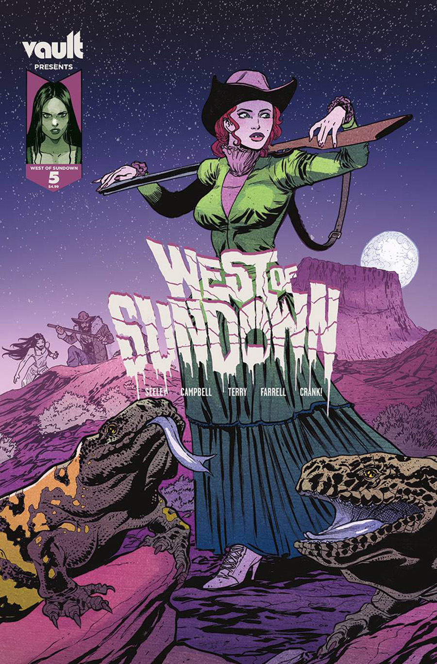 West Of Sundown #5 Cover C Variant Tim Seeley Cover