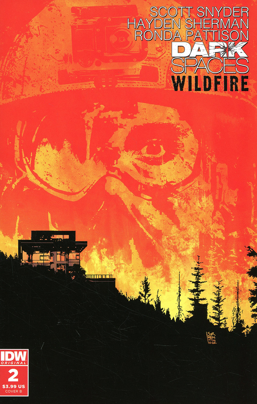 Dark Spaces Wildfire #2 Cover B Variant Andrea Sorrentino Cover