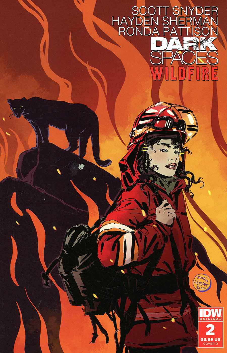 Dark Spaces Wildfire #2 Cover D Variant Maria Llovet Cover