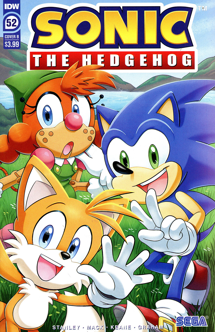 Sonic The Hedgehog Vol 3 #52 Cover B Variant Jennifer Hernandez Cover