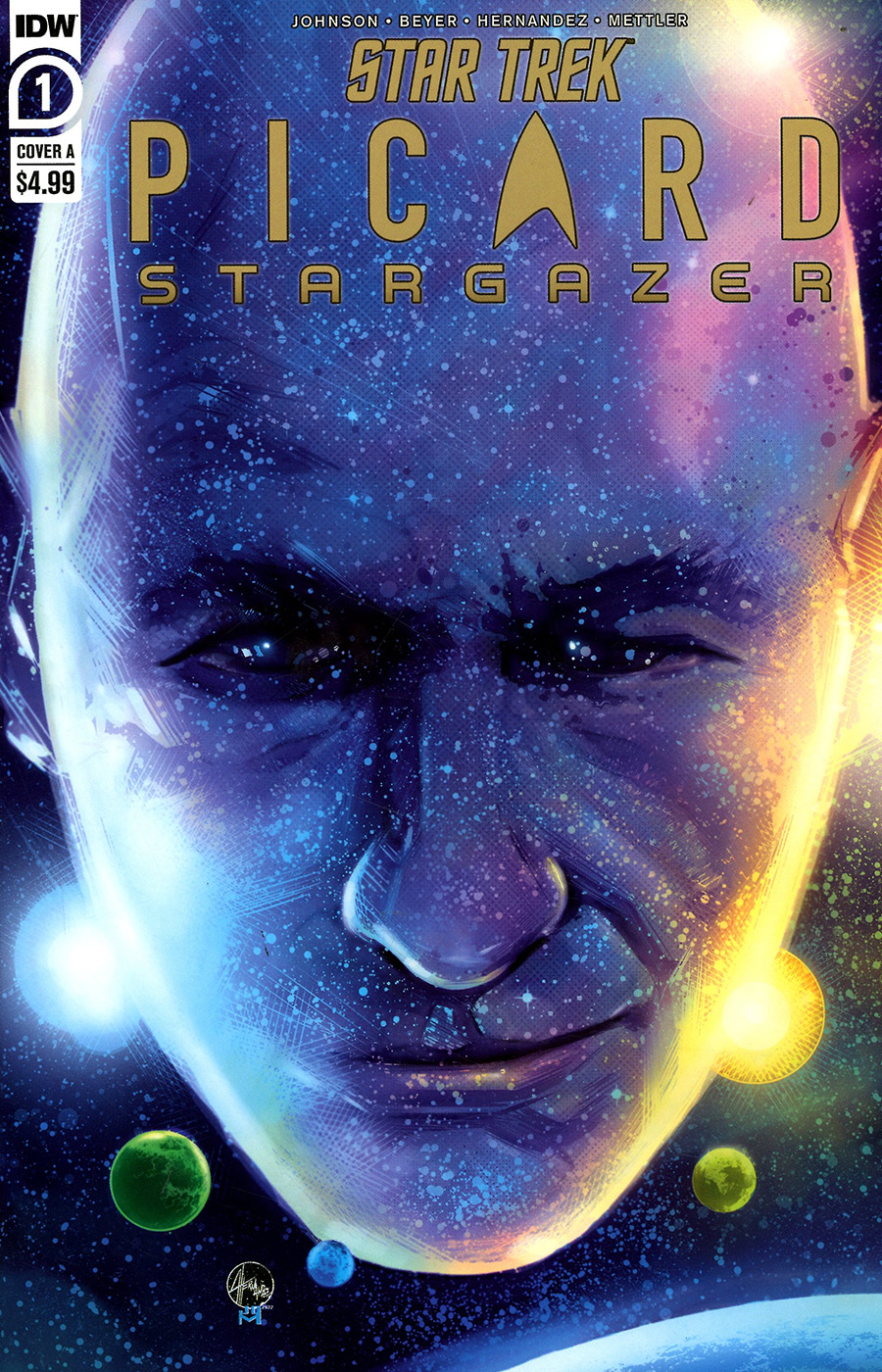 Star Trek Picard Stargazer #1 Cover A Regular Angel Hernandez Cover