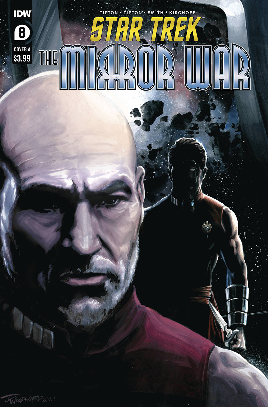 Star Trek The Mirror War #8 Cover A Regular JK Woodward Cover