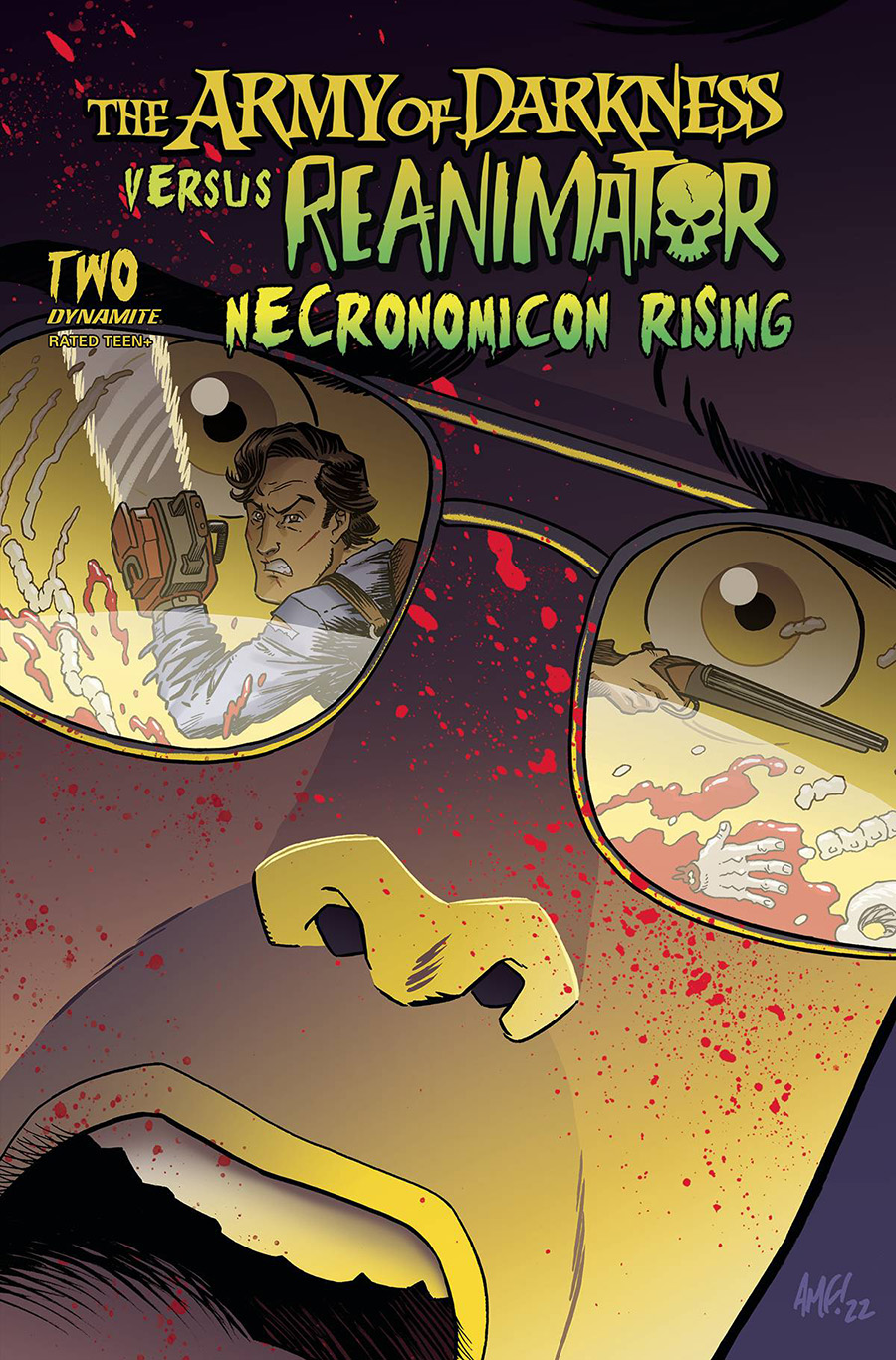 Army Of Darkness vs Reanimator Necronomicon Rising #2 Cover A Regular Tony Fleecs Cover