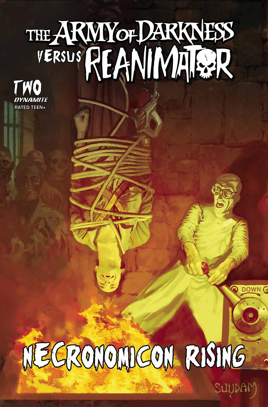 Army Of Darkness vs Reanimator Necronomicon Rising #2 Cover C Variant Arthur Suydam Cover