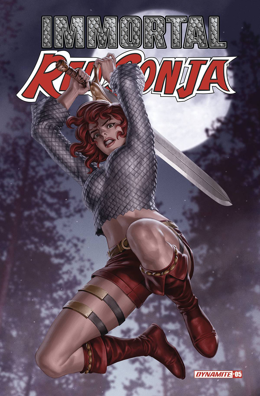 Immortal Red Sonja #5 Cover B Variant Junggeun Yoon Cover