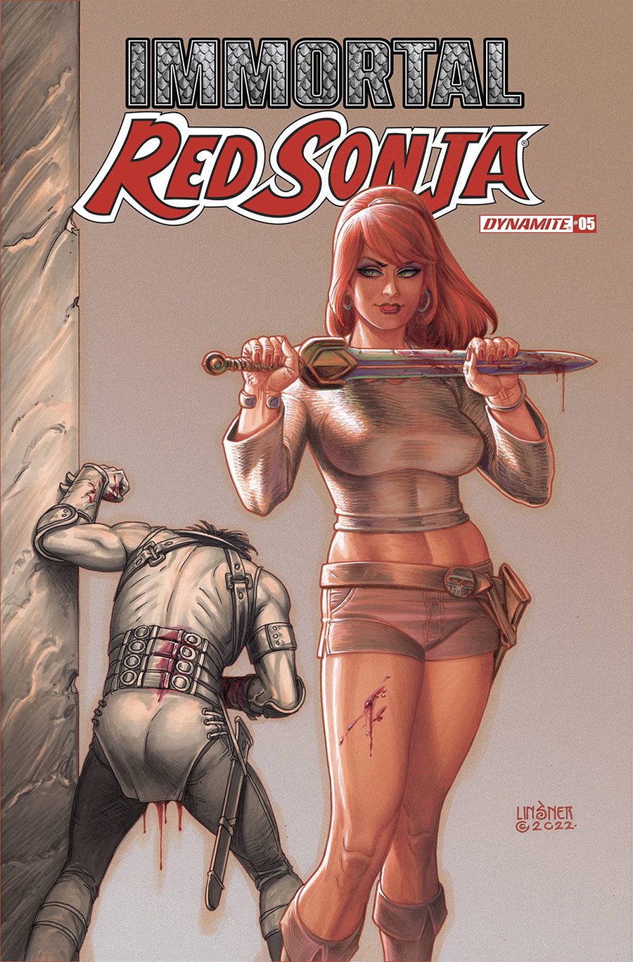 Immortal Red Sonja #5 Cover C Variant Joseph Michael Linsner Cover