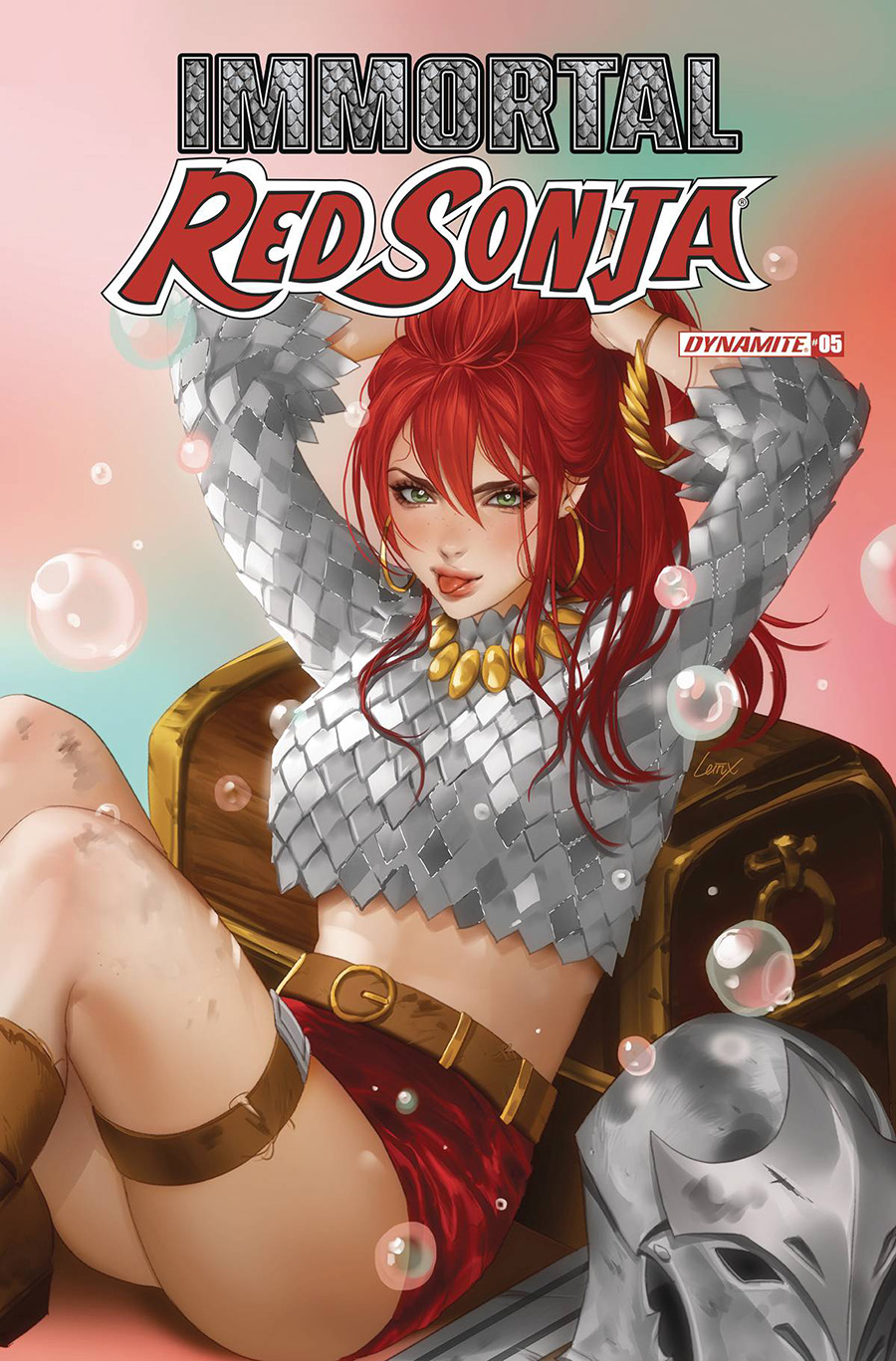 Immortal Red Sonja #5 Cover D Variant Lesley Leirix Li Cover