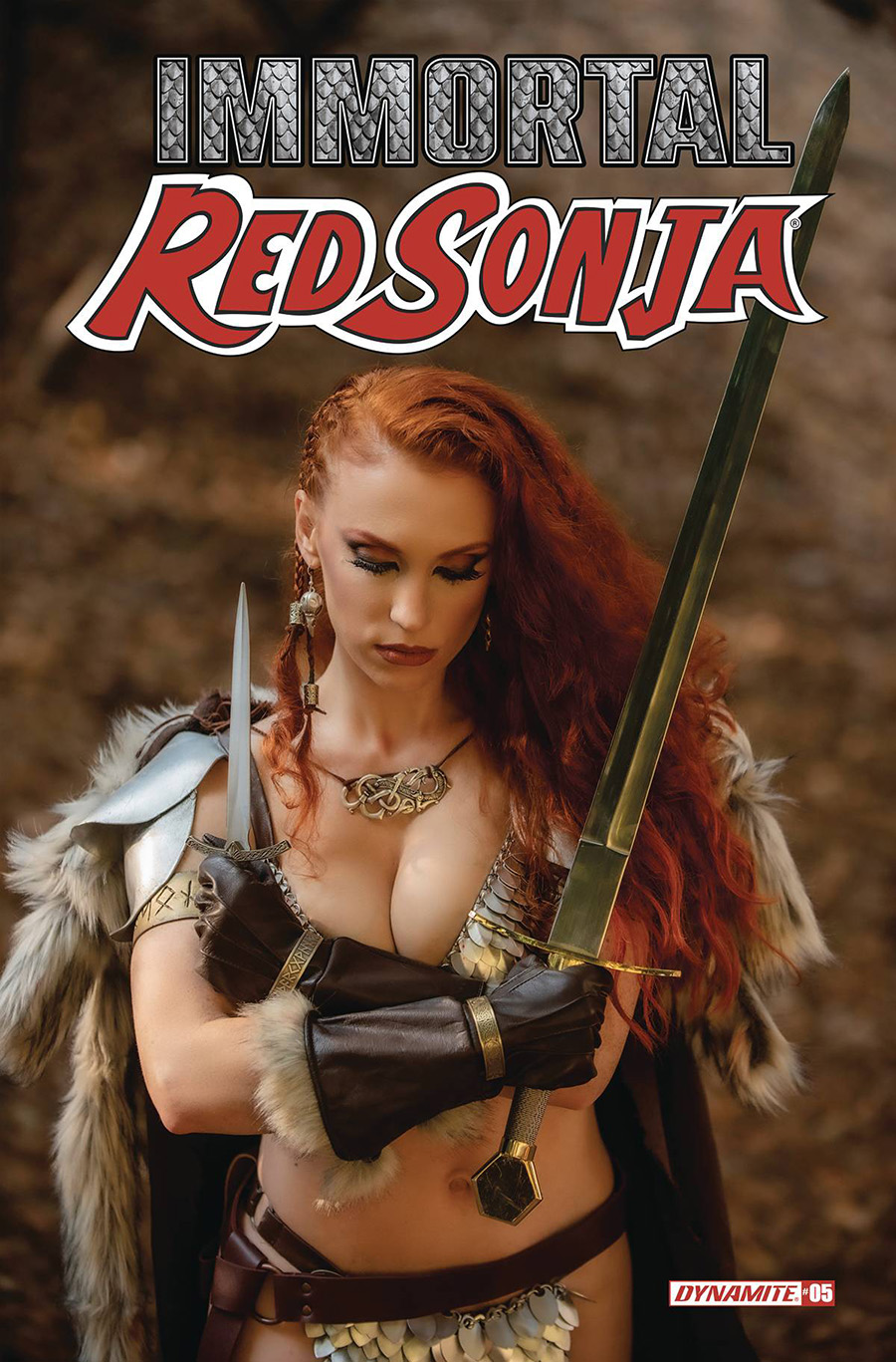 Immortal Red Sonja #5 Cover E Variant Gracie The Cosplay Lass Cosplay Photo Cover
