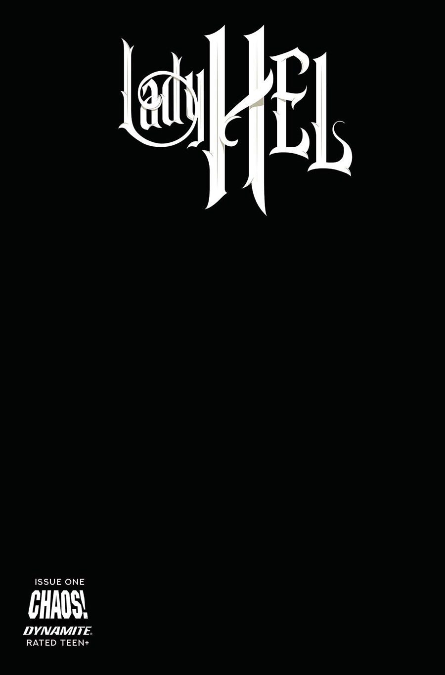 Lady Hel #1 Cover F Variant Black Blank Authentix Cover