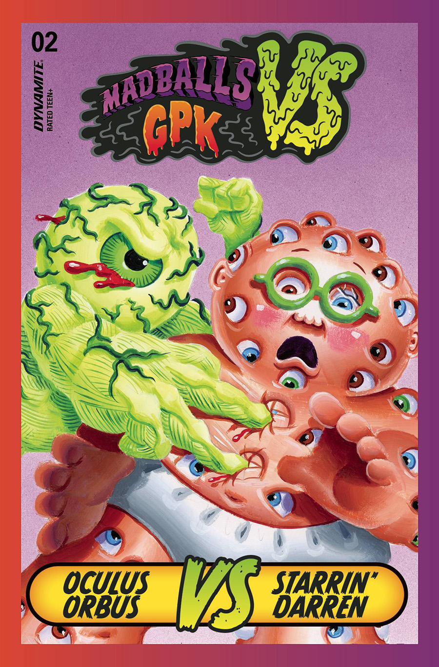 Madballs vs Garbage Pail Kids #2 Cover C Variant Joe Simko Trading Card Card Stock Cover