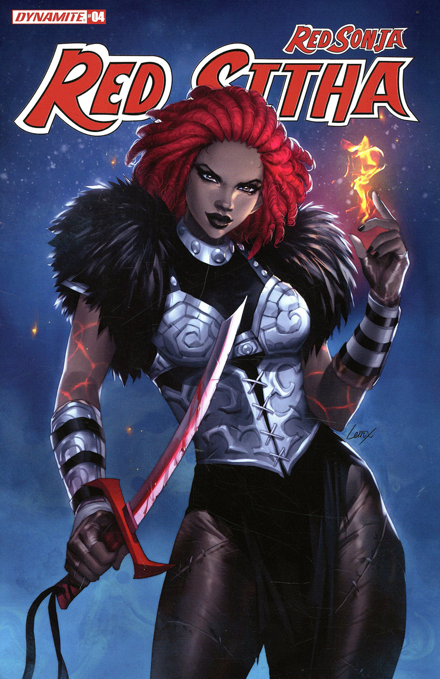 Red Sonja Red Sitha #4 Cover C Variant Lesley Leirix Li Cover