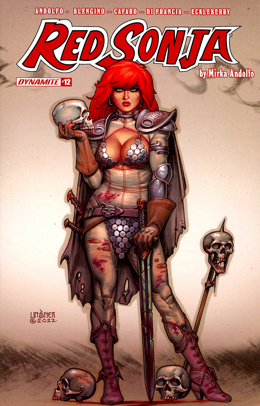 Red Sonja Vol 9 #12 Cover C Variant Joseph Michael Linsner Cover