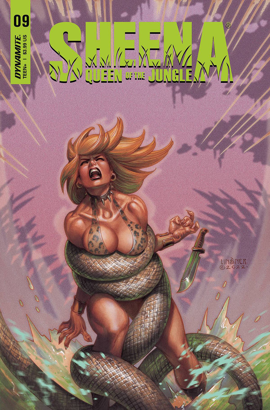 Sheena Queen Of The Jungle #9 Cover C Variant Joseph Michael Linsner Cover
