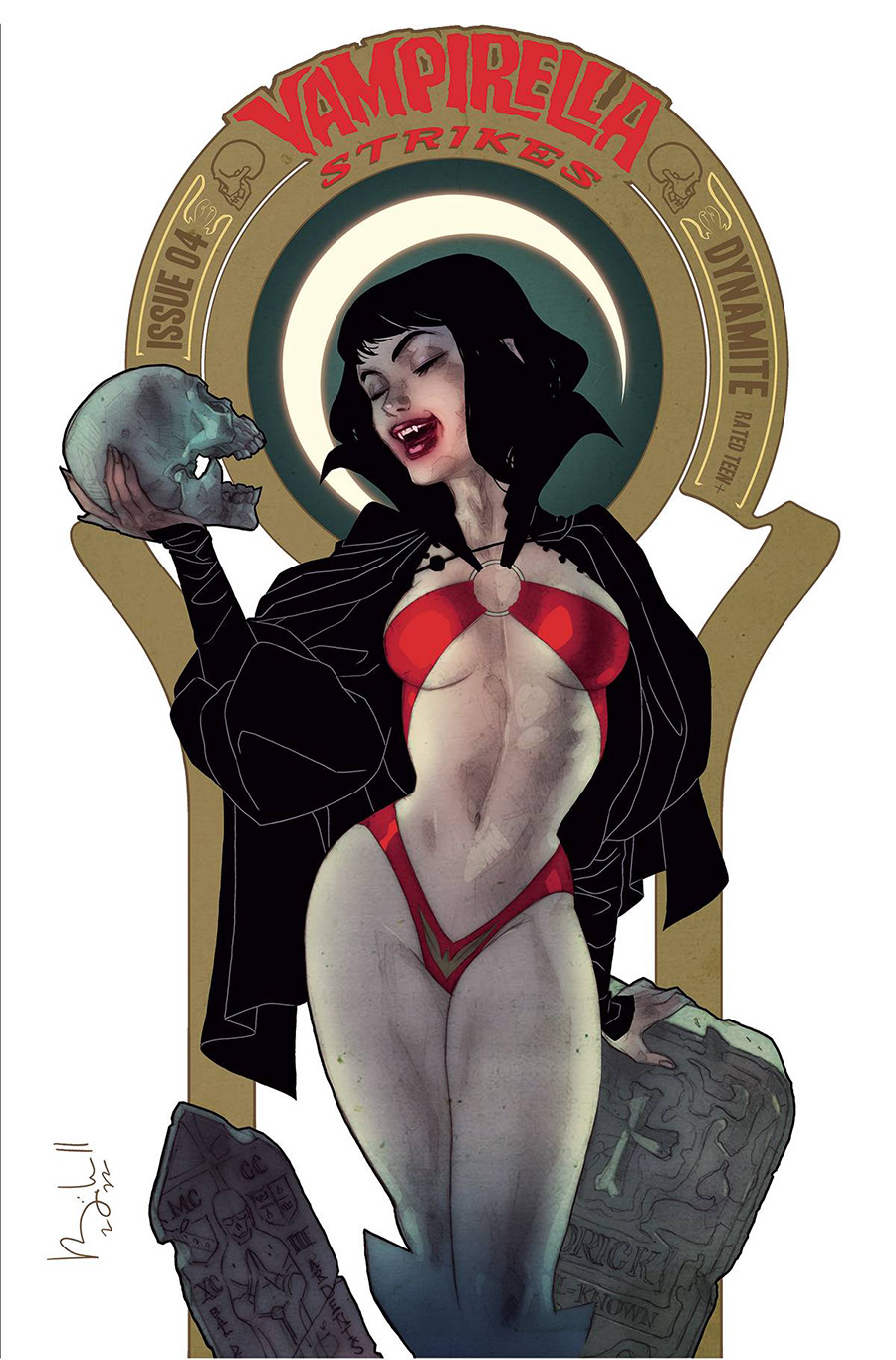 Vampirella Strikes Vol 3 #4 Cover D Variant Ben Caldwell Cover