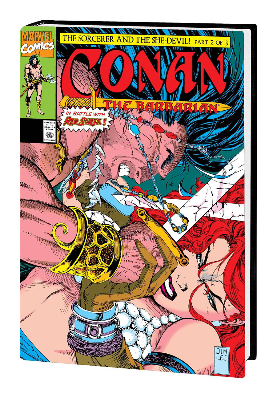 Conan The Barbarian Original Marvel Years Omnibus Vol 10 HC Direct Market Jim Lee Variant Cover