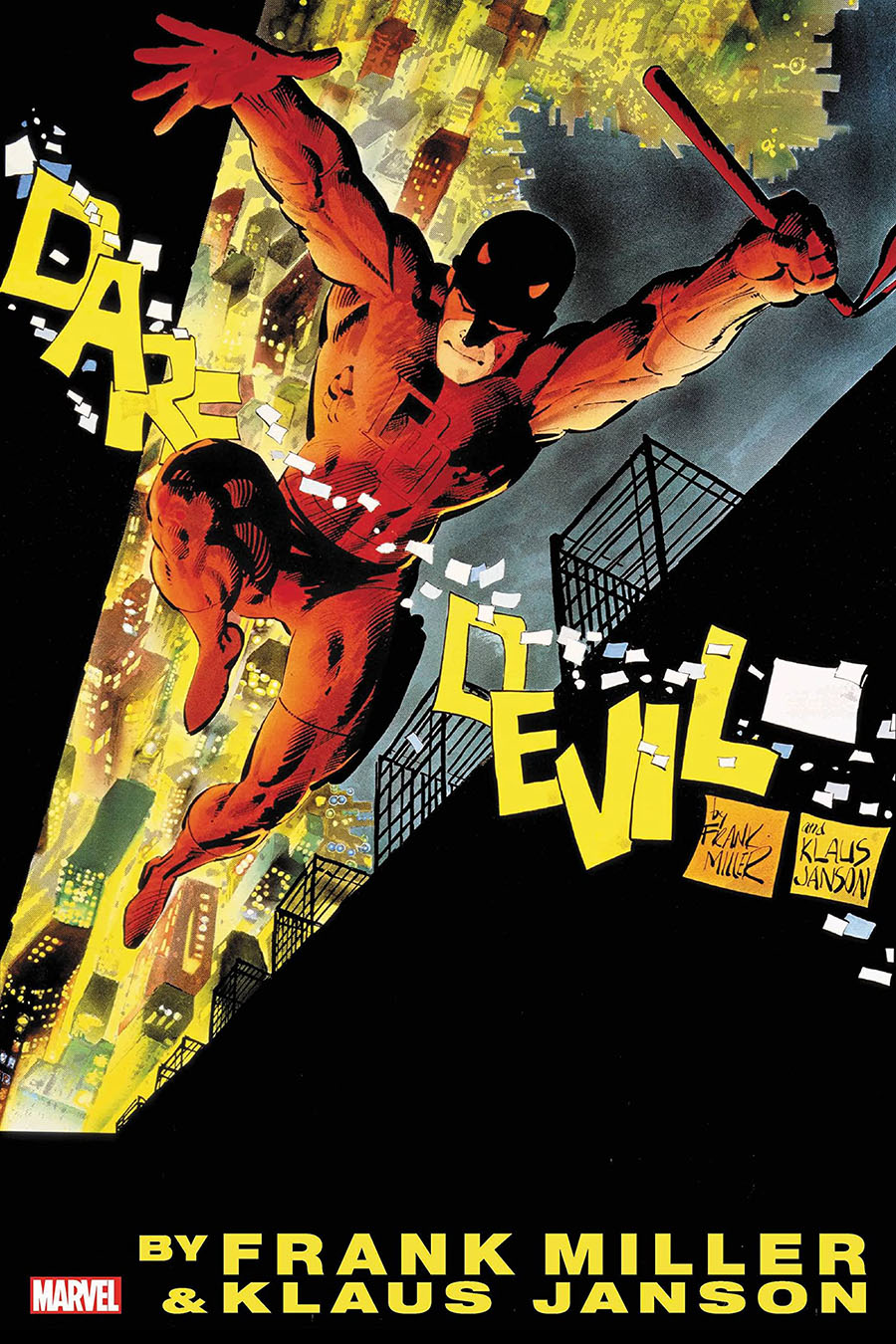 Daredevil By Frank Miller & Klaus Janson Omnibus HC Book Market Frank Miller Poster Cover New Printing