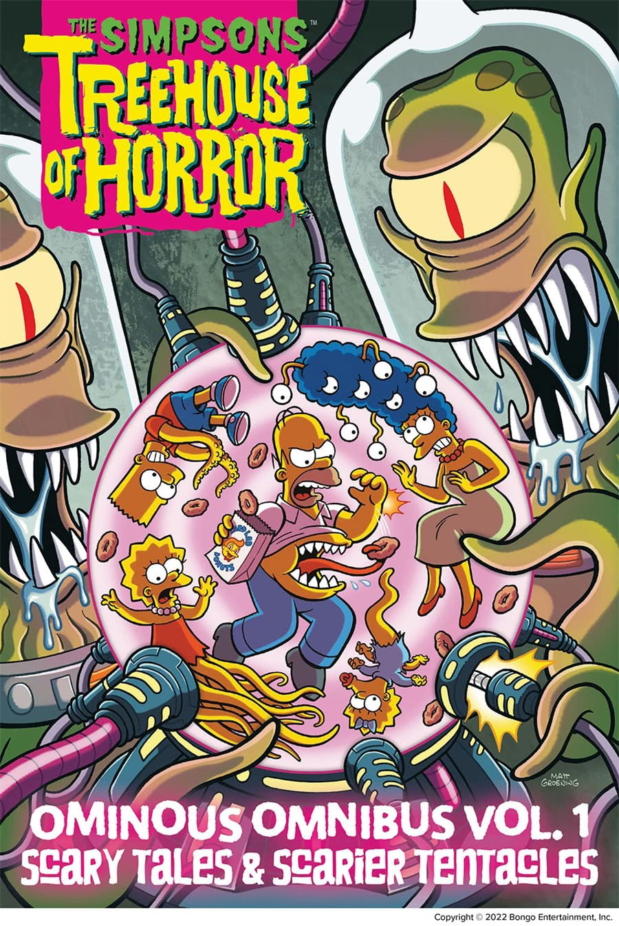 Simpsons Treehouse Of Horror Ominous Omnibus Vol 1 Scary Tales And Scarier Tentacles HC