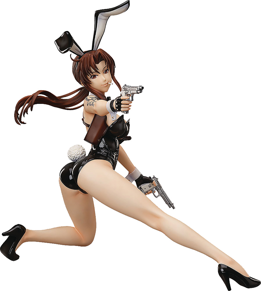 Black Lagoon Revy Bare Leg Bunny Outfit 1/4 Scale PVC Figure