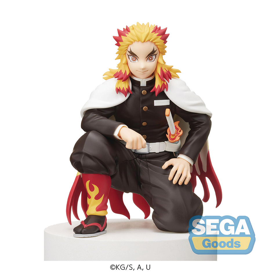 Demon Slayer Kimetsu No Yaiba Kyojuro Rengoku Hashira Meeting Perching Figure