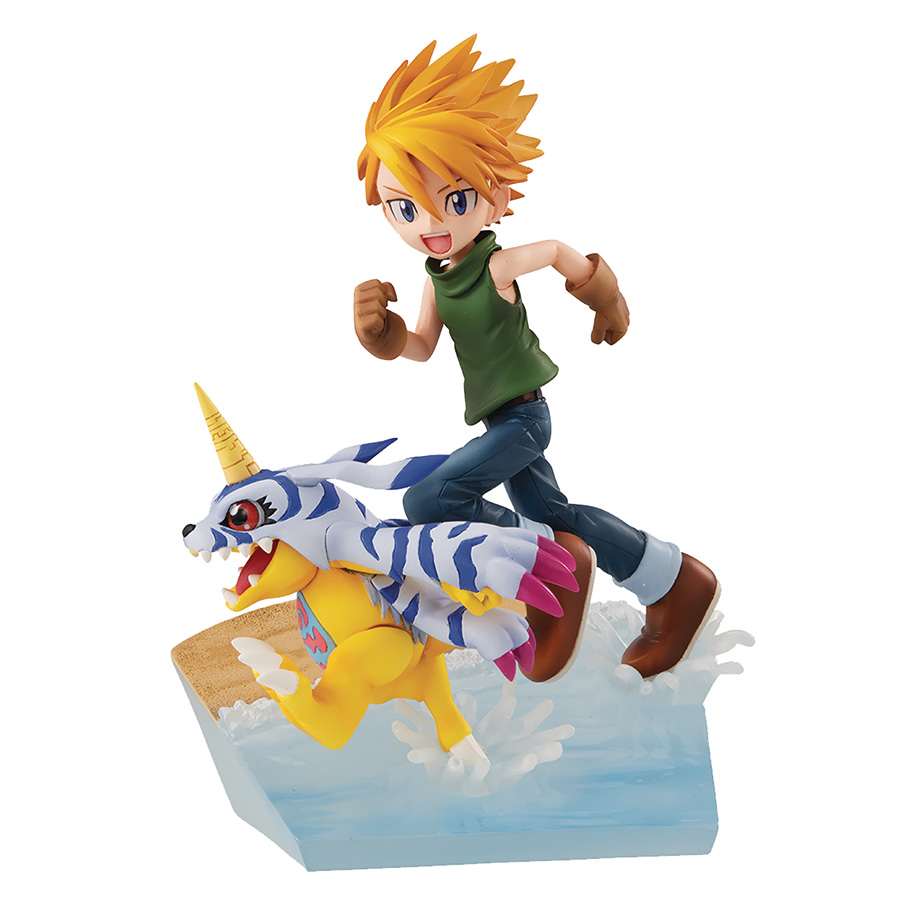 Digimon Adventures Yamato Ishida & Gabumon 2022 G.E.M. Series PVC Statue