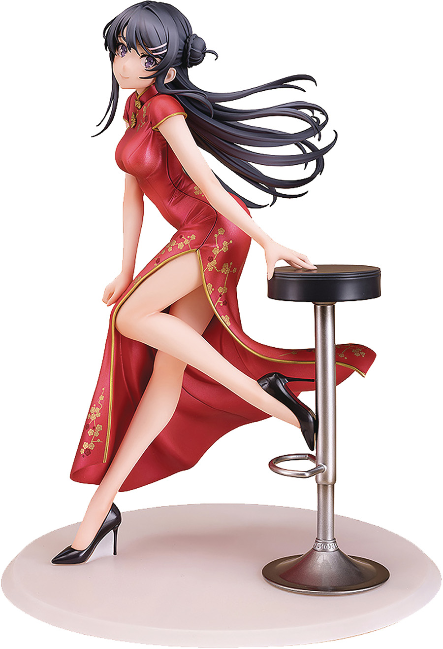 Rascal Does Not Dream Of Bunny Girl Senpai Mai Sakurajima Chinese Dress 1/7 Scale PVC Figure