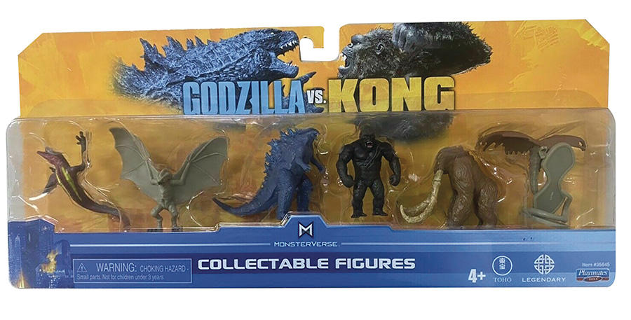 Godzilla vs Kong 2-Inch Mini Figure Bundle Pack