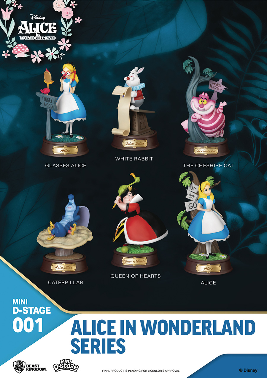 Alice In Wonderland Mini D-Stage 001 6-Piece Set