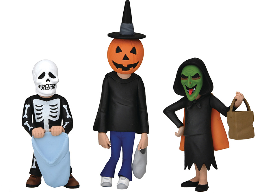 Halloween 3 Trick Or Treaters Toony Terrors 3-Pack 6-Inch Action Figure
