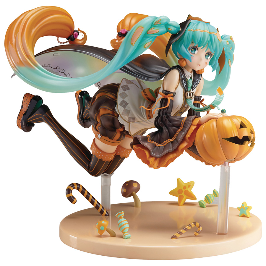 Hatsune Miku Trick Or Treat Illustration By Hidari Figure