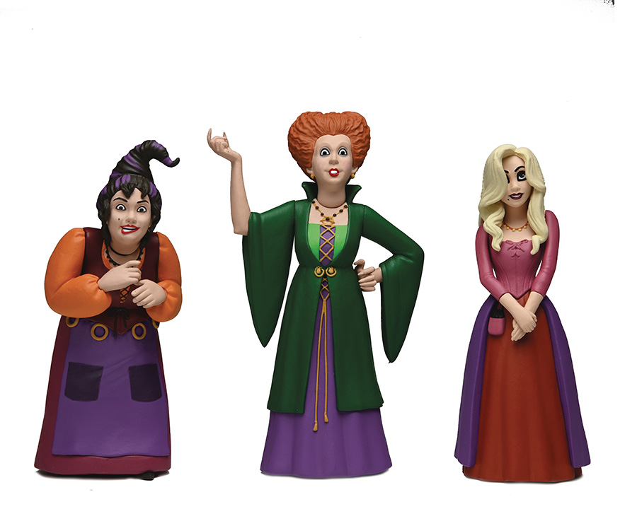 Hocus Pocus Toony Terror 6-Inch Action Figure - Sanderson Sisters 3-Pack