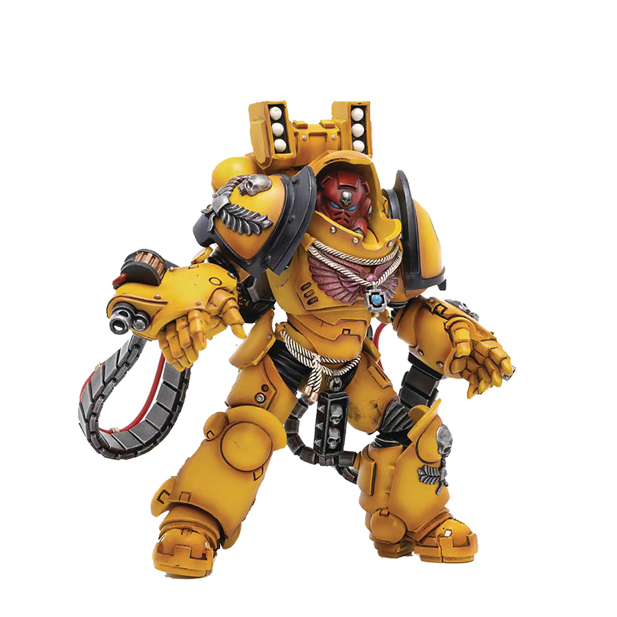 JoyToy Warhammer 40000 Imperial Fists Intercessr 1/18 Scale Figure - Brother Lycias