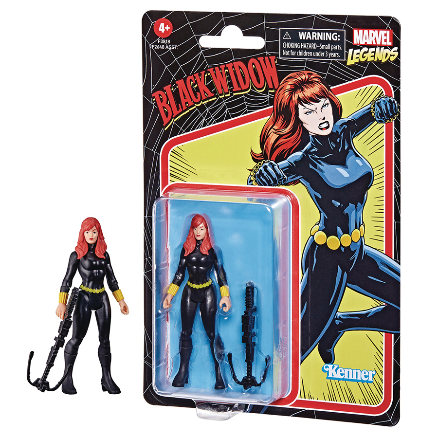 Marvel Vintage Series Black Widow 3.75-Inch Action Figure Case