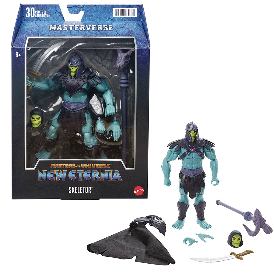 Masters Of The Universe Revelation Barbarian Skeletor Action Figure
