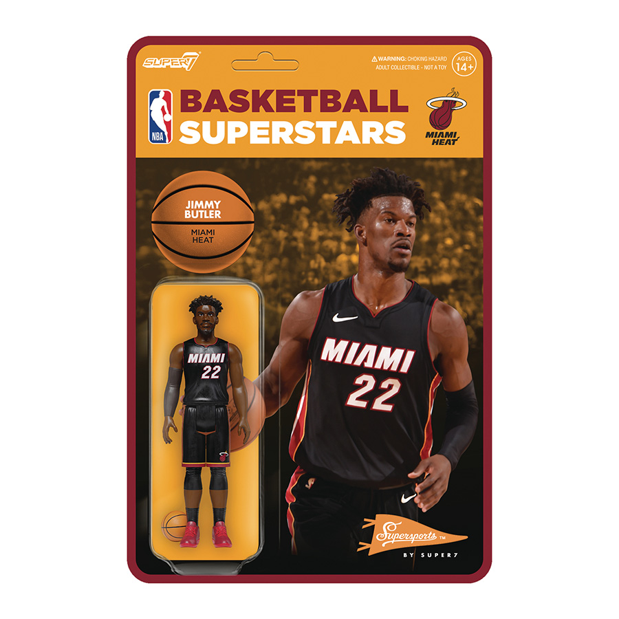 NBA Modern ReAction Figure Wave 4 - Heat Jimmy Butler Black Jersey