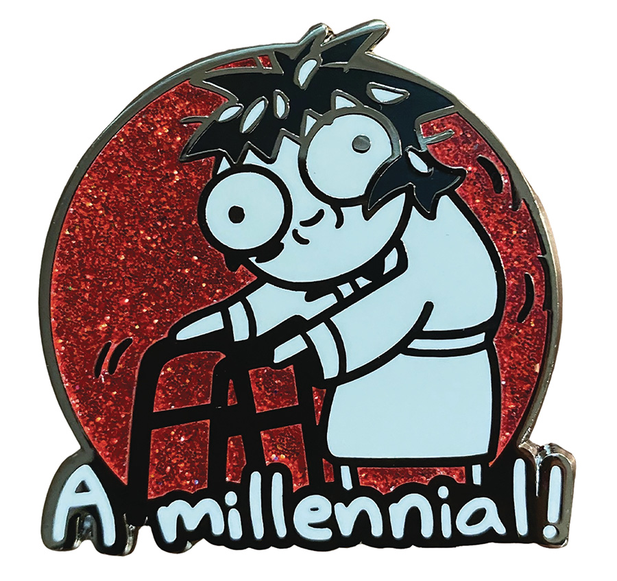 Sarahs Scribbles Pin - A Millennial