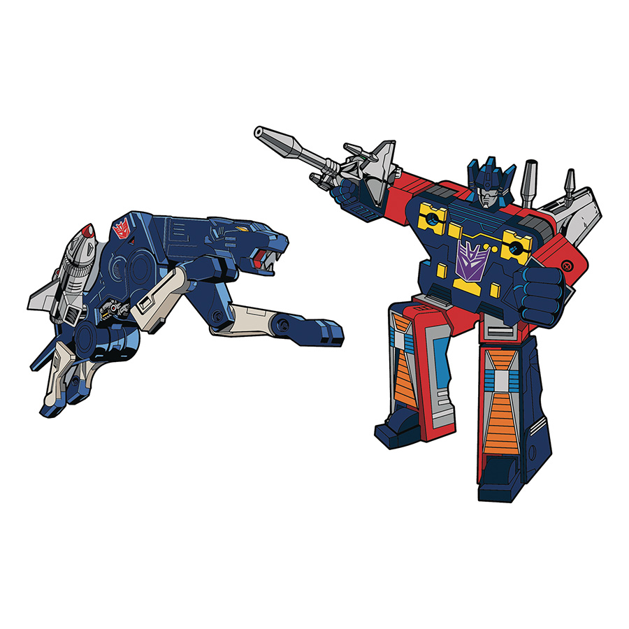 Transformers Ravage x Rumble Retro Pin Set
