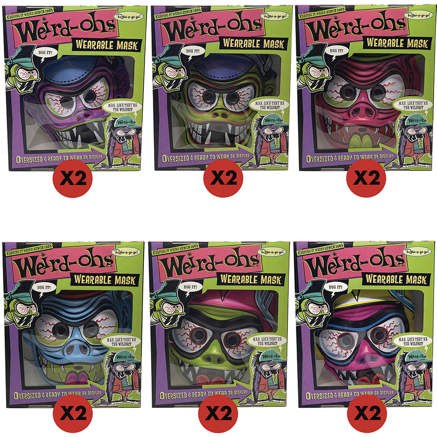 Weird-Ohs Wearable Mask 12-Piece Assortment Case