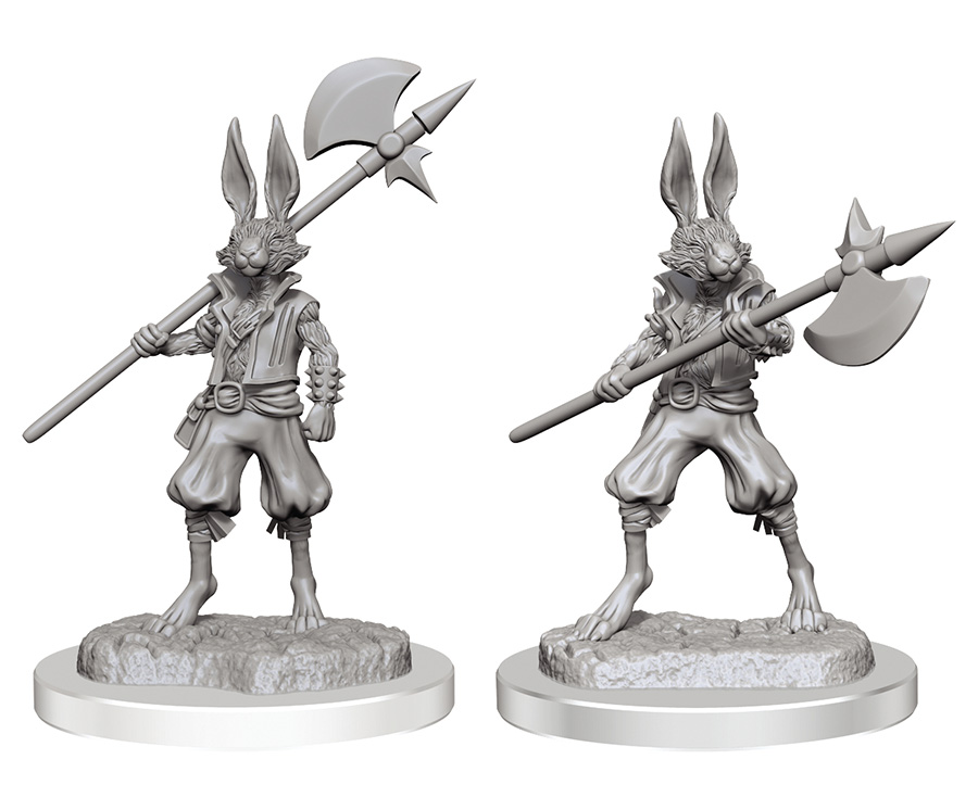 Dungeons & Dragons Nolzurs Marvelous Unpainted Miniature - Harengon Brigands
