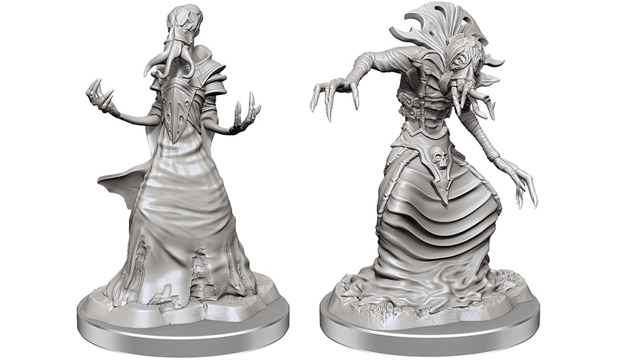 Dungeons & Dragons Nolzurs Marvelous Unpainted Miniature - Mind Flayers