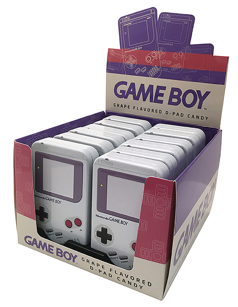 Nintendo Gameboy Candy Tin 12-Count Display