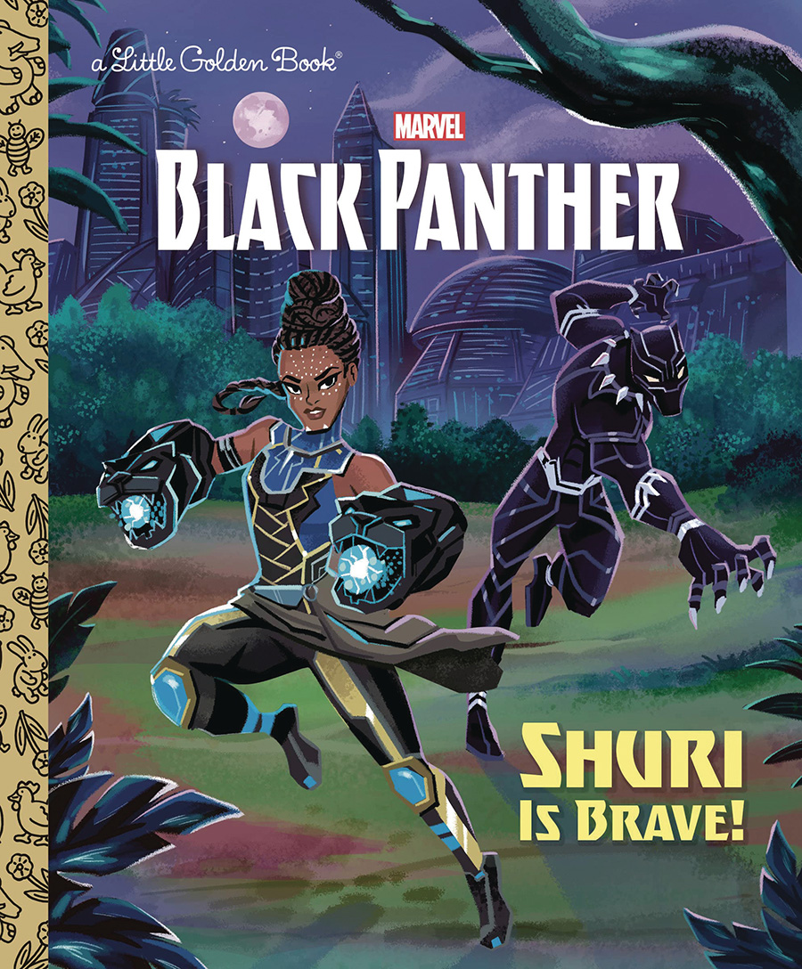 Black Panther Shuri Is Brave Little Golden Book HC