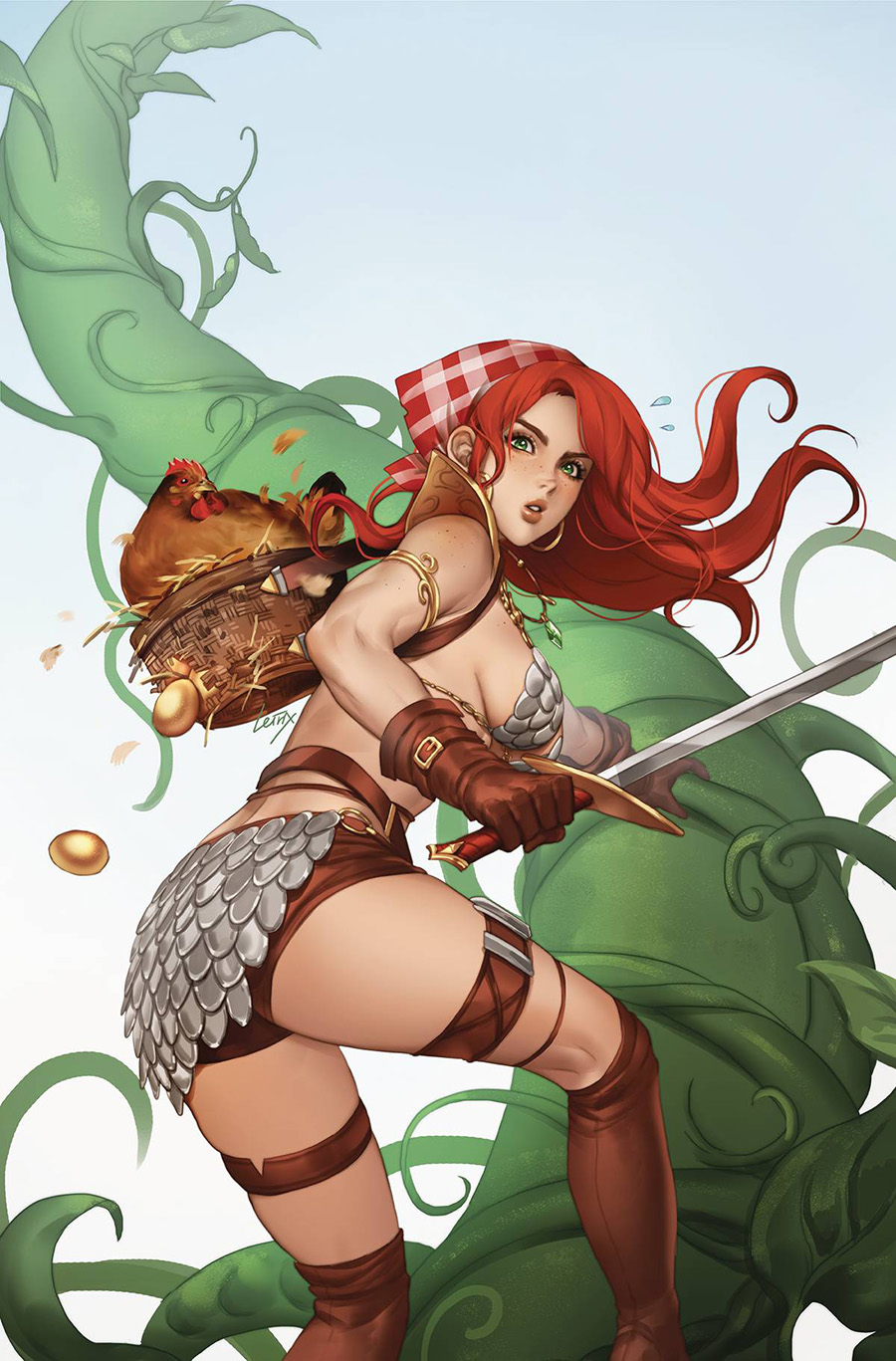 Red Sonja Fairy Tales #1 (One Shot) Cover E Incentive Lesley Leirix Li Virgin Cover