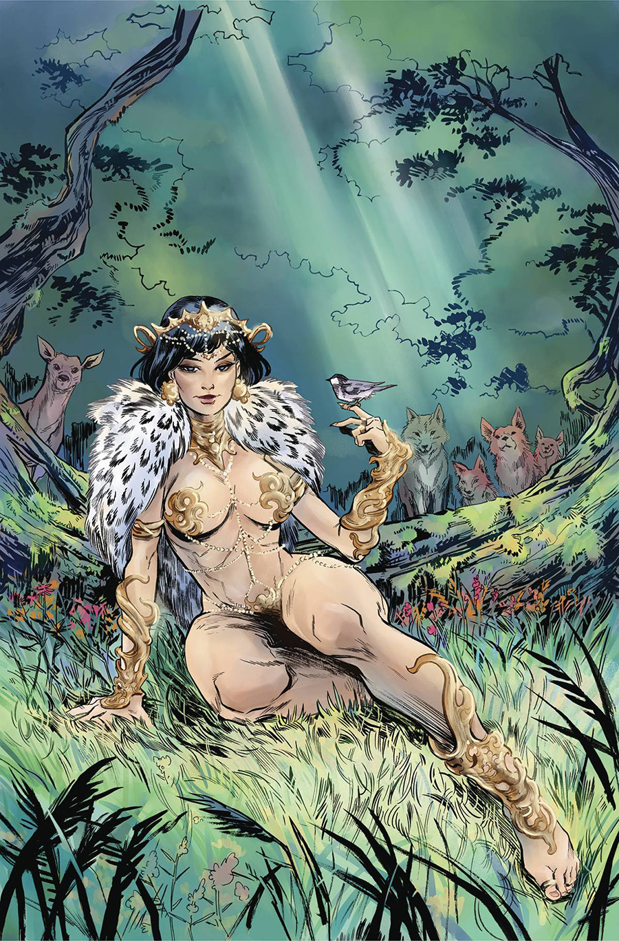 Dejah Thoris Fairy Tales #1 (One Shot) Cover F Incentive Soo Lee Virgin Cover